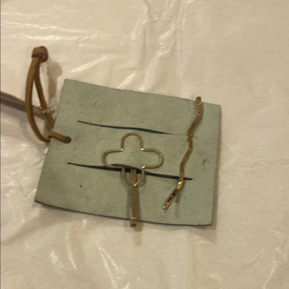Accessories | Light Blue Leather Key Holder | Poshmark